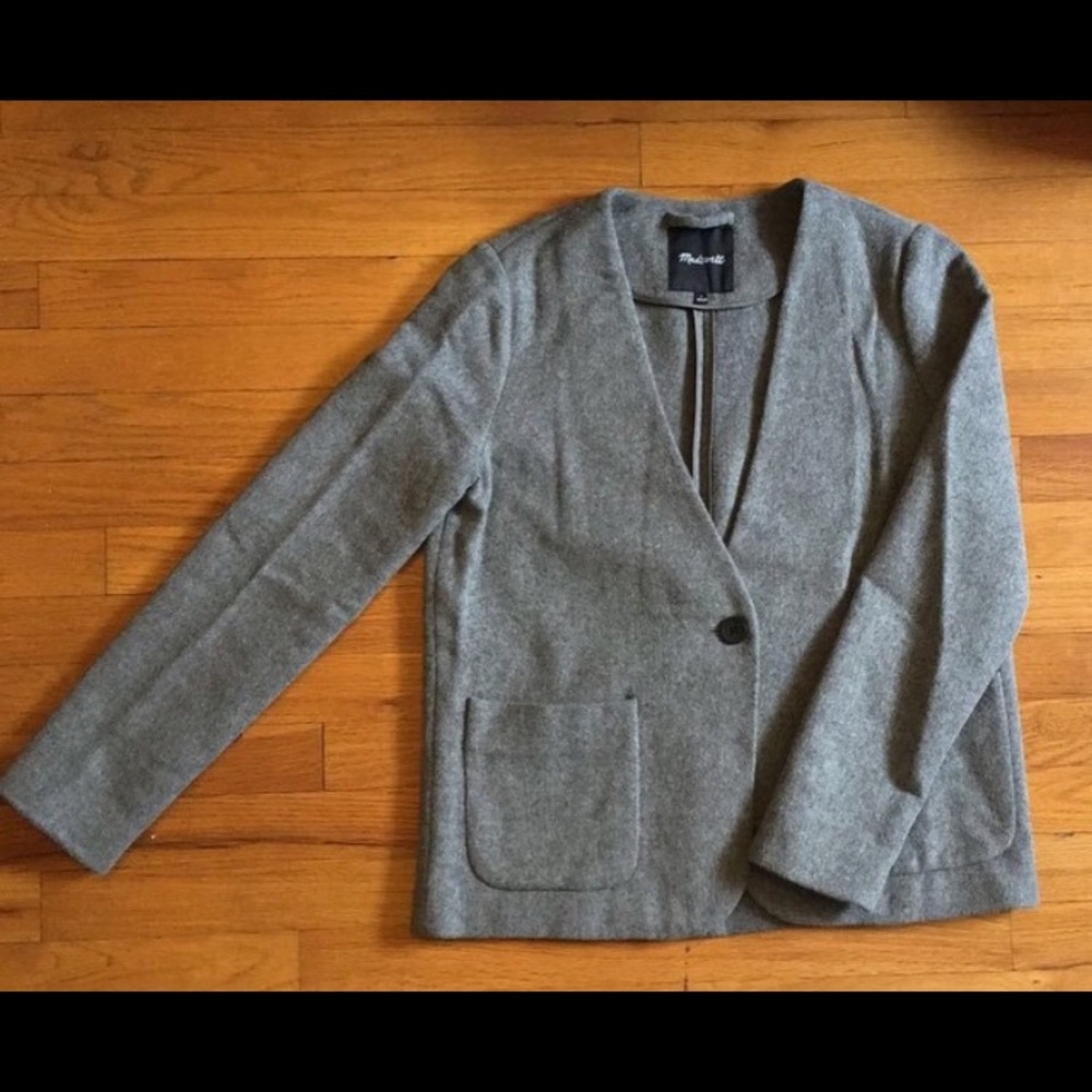 Madewell soft wool blazer / jacket